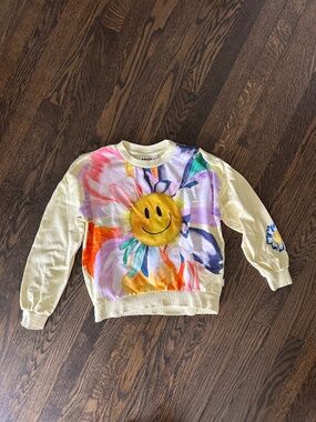 MOLO Girls "Maxi" "Flower Fun" Printed Sweatshirt 10Y 140cm